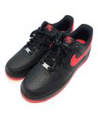 NIKEナイキ）の古着「AIR FORCE 1 '07 BLACK/UNIVERSITY RED-BLACK」｜ブラック×レッド