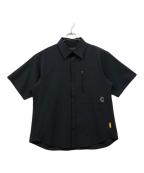 CRONOSクロノス）の古着「半袖シャツ」｜ブラック