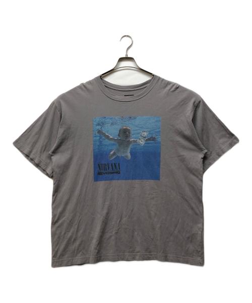 NEIGHBORHOOD（ネイバーフッド）NEIGHBORHOOD (ネイバーフッド) NIRVANA (ニルヴァーナ) プリントTシャツ グレー サイズ:XLの古着・服飾アイテム