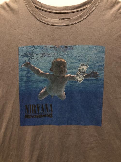 NEIGHBORHOOD（ネイバーフッド）NEIGHBORHOOD (ネイバーフッド) NIRVANA (ニルヴァーナ) プリントTシャツ グレー サイズ:XLの古着・服飾アイテム
