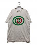 GUCCIグッチ）の古着「インターロッキングG オーバーサイズTシャツ」｜ホワイト