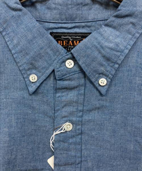 BEAMS PLUS（ビームスプラス）BEAMS PLUS (ビームスプラス) シャンブレーシャツ ブルー サイズ:ＸＬ 未使用品の古着・服飾アイテム