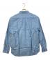 BEAMS PLUS (ビームスプラス) シャンブレーシャツ ブルー サイズ:ＸＬ 未使用品：6000円