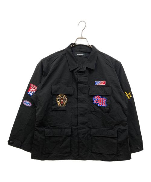 ATMOS（アトモス）atmos (アトモス) BDU JACKETバトル・ドレス・ユニフォームジャケット ブラック サイズ:Lの古着・服飾アイテム