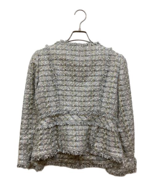 EPOCA（エポカ）EPOCA (エポカ) ラメツイードセットアップ ブルー サイズ:40の古着・服飾アイテム