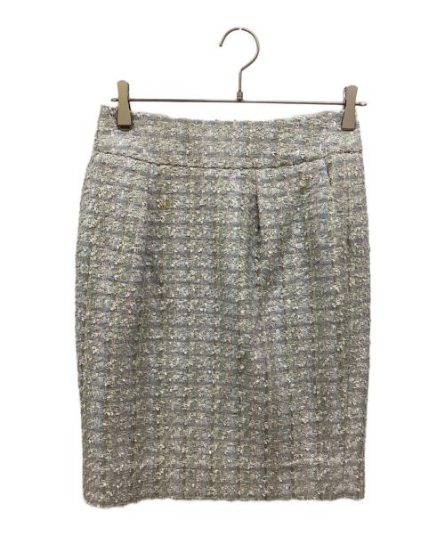 EPOCA（エポカ）EPOCA (エポカ) ラメツイードセットアップ ブルー サイズ:40の古着・服飾アイテム