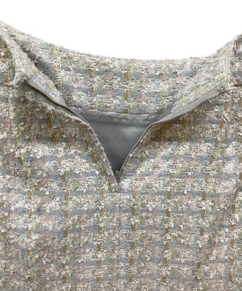 EPOCA（エポカ）EPOCA (エポカ) ラメツイードセットアップ ブルー サイズ:40の古着・服飾アイテム