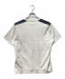 PRADA SPORTS (プラダスポーツ) ナイロンコンビVネックTシャツ ホワイト×ネイビー サイズ:L：15000円