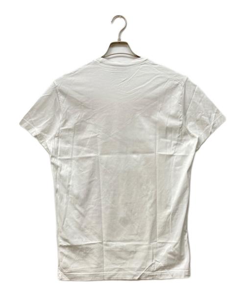 DSQUARED2（ディースクエアード）DSQUARED2 (ディースクエアード) CIIL FIT プリントTシャツ ホワイト サイズ:Lの古着・服飾アイテム