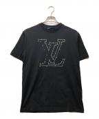 LOUIS VUITTONルイ ヴィトン）の古着「20AW LVステッチ エンブロイダリーTシャツ」｜ブラック