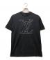 LOUIS VUITTON（ルイ ヴィトン）の古着「20AW LVステッチ エンブロイダリーTシャツ」｜ブラック
