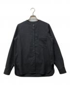 MARMOTマーモット）の古着「ユーストマノーカラーシャツ」｜グレー