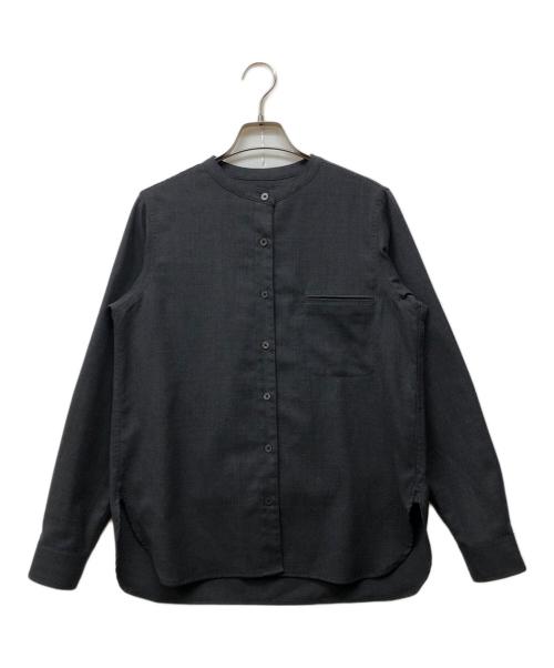 MARMOT（マーモット）Marmot (マーモット) ユーストマノーカラーシャツ グレー サイズ:Mの古着・服飾アイテム