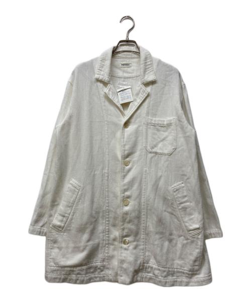 plantation（プランテーション）Plantation (プランテーション) ツイルライトオンスデニムブルゾン ホワイト サイズ:Mの古着・服飾アイテム