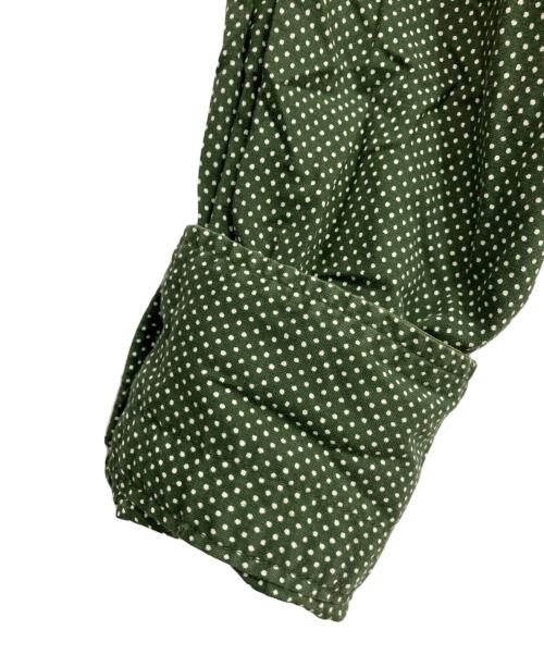 MOMOTARO JEANS（桃太郎ジーンズ）MOMOTARO JEANS (桃太郎ジーンズ) ドットシャツ グリーン サイズ:38の古着・服飾アイテム