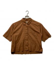 MARGARET HOWELL（マーガレットハウエル）の古着「半袖シャツ」｜オレンジ