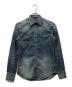 RRL（ダブルアールエル）の古着「デニムウエスタンシャツ」｜ブルー