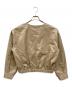 UNITED (ユナイテッド) リネン×コットン ショート丈ブルゾン ベージュ サイズ:3：8000円