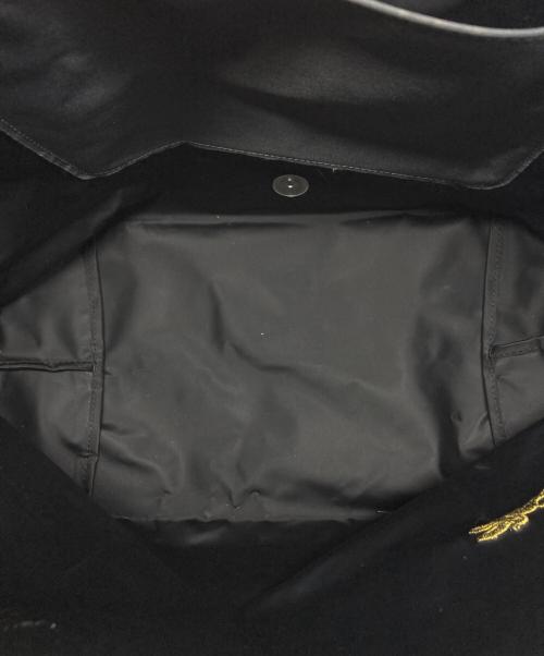 LONGCHAMP（ロンシャン）LONGCHAMP (ロンシャン) Le Pliage Club Mル プリアージュ クラブ　エム グレー×イエローの古着・服飾アイテム