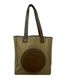 HUNTING WORLD（ハンティングワールド）の古着「SAFARI TODAY トートバッグ」｜カーキ×ブラウン