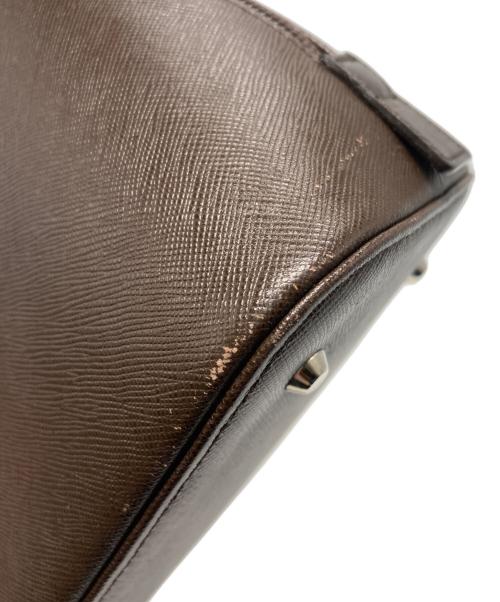 BURBERRY（バーバリー）BURBERRY (バーバリー) ノヴァチェックポケット ハンドバッグ ブラウンの古着・服飾アイテム