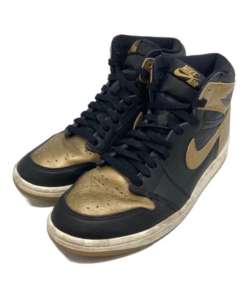 NIKE（ナイキ）NIKE (ナイキ) AIR JORDAN 1 RETRO HIGH OG ブラック サイズ:27.5の古着・服飾アイテム