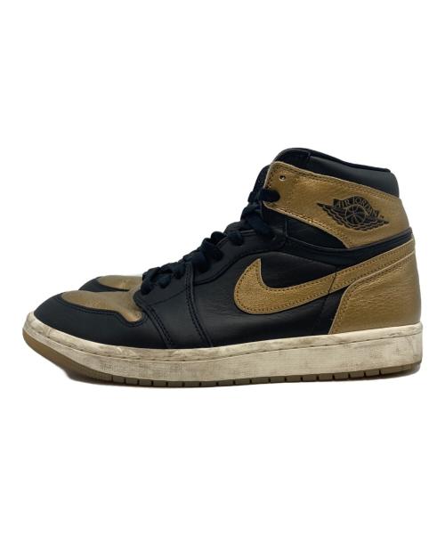 NIKE（ナイキ）NIKE (ナイキ) AIR JORDAN 1 RETRO HIGH OG ブラック サイズ:27.5の古着・服飾アイテム