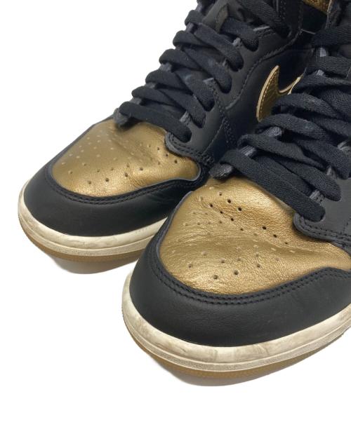 NIKE（ナイキ）NIKE (ナイキ) AIR JORDAN 1 RETRO HIGH OG ブラック サイズ:27.5の古着・服飾アイテム