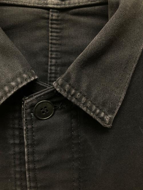 Barbe Bleue（バルブ ブルー）Barbe Bleue (バルブ ブルー) ブラックモールスキンジャケット ブラック サイズ:54の古着・服飾アイテム