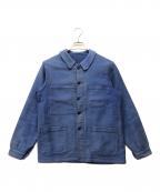 VETVORー）の古着「モールスキンジャケット」｜ブルー