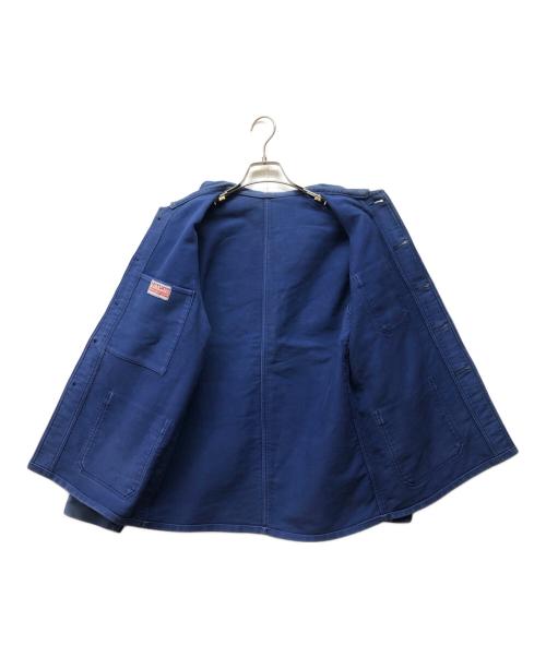 VETVOR（ー）VETVOR (ー) モールスキンジャケット ブルー サイズ:記載無し（実寸サイズをご確認ください）の古着・服飾アイテム