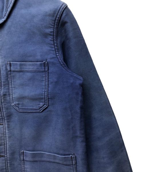 VETVOR（ー）VETVOR (ー) モールスキンジャケット ブルー サイズ:記載無し（実寸サイズをご確認ください）の古着・服飾アイテム