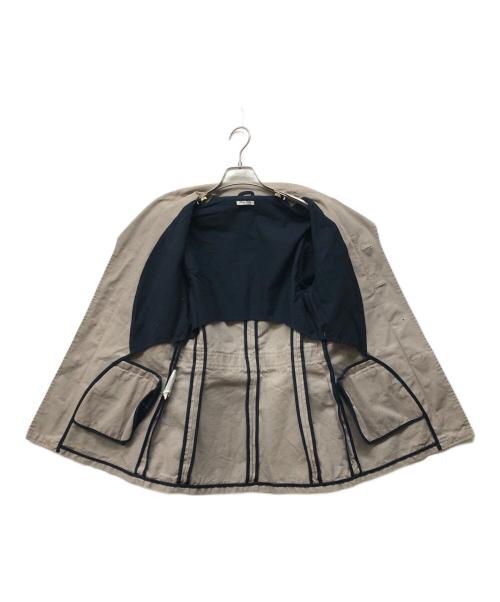 MIU MIU（ミュウミュウ）MIU MIU (ミュウミュウ) コットンジャケット ベージュ サイズ:42の古着・服飾アイテム