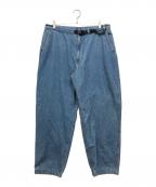 THE NORTHFACE PURPLELABELザ・ノースフェイス パープルレーベル）の古着「Denim Wide Tapered Field Pants」｜インディゴ