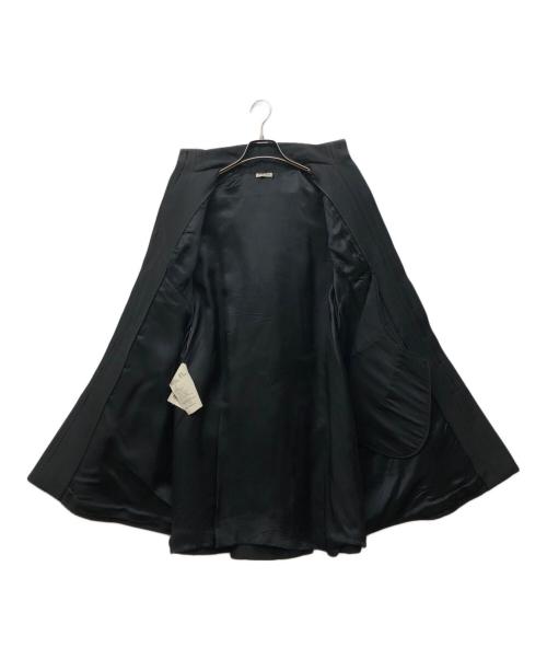 MIU MIU（ミュウミュウ）MIU MIU (ミュウミュウ) 10AW フラワーモチーフコート ブラック サイズ:40の古着・服飾アイテム