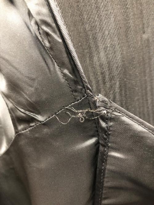 MIU MIU（ミュウミュウ）MIU MIU (ミュウミュウ) 10AW フラワーモチーフコート ブラック サイズ:40の古着・服飾アイテム