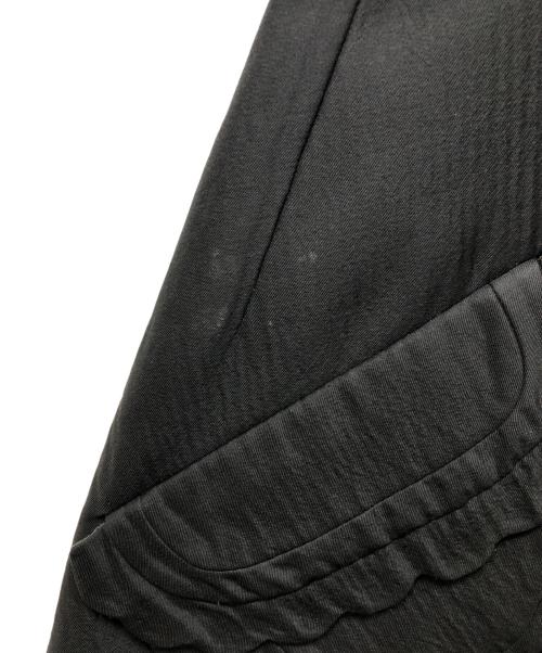 MIU MIU（ミュウミュウ）MIU MIU (ミュウミュウ) 10AW フラワーモチーフコート ブラック サイズ:40の古着・服飾アイテム