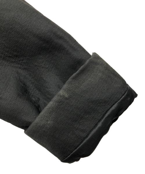 MIU MIU（ミュウミュウ）MIU MIU (ミュウミュウ) 10AW フラワーモチーフコート ブラック サイズ:40の古着・服飾アイテム