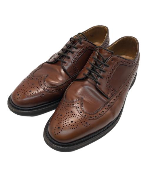 berwick（バーウィック）berwick (バーウィック) ウィングチップシューズ ブラウン サイズ:8 1/2の古着・服飾アイテム
