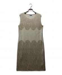 MaxMara（マックスマーラ）の古着「ジャガードレースワンピース」｜アイボリー