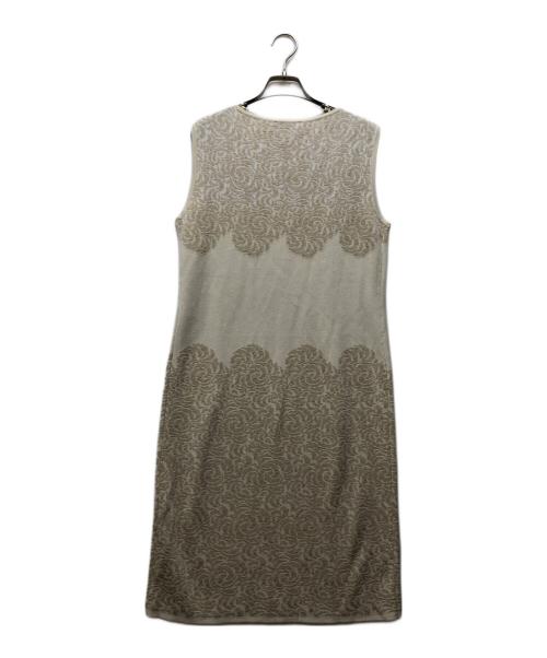 MaxMara（マックスマーラ）MaxMara (マックスマーラ) ジャガードレースワンピース アイボリー サイズ:Mの古着・服飾アイテム