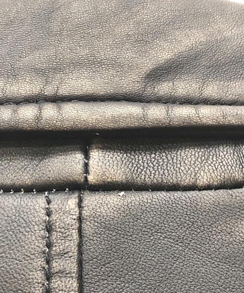 MAISON SPECIAL（メゾンスペシャル）MAISON SPECIAL (メゾンスペシャル) Sheep Leather Prime-Over Pea Coat ブラック サイズ:２の古着・服飾アイテム