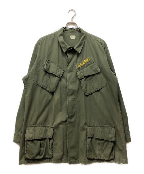 US ARMY（ユーエスアーミー）US ARMY (ユーエスアーミー) 4thジャングルファティーグジャケット グリーン サイズ:41to 45 inchesの古着・服飾アイテム