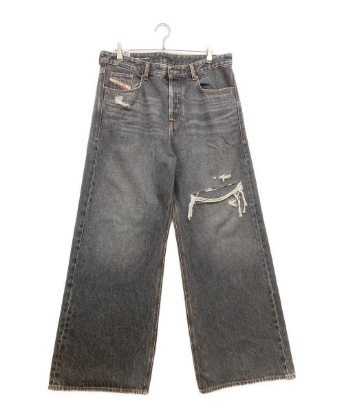 DIESEL（ディーゼル）DIESEL (ディーゼル) D-RISE Relaxed Jeans/ディーライズリラックスジーンズ ブラック サイズ:34/30の古着・服飾アイテム