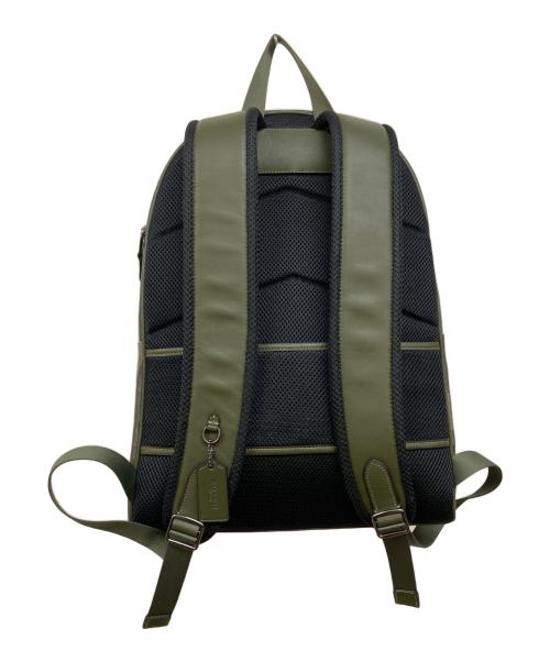 COACH（コーチ）COACH (コーチ) ウエスト バックパック・シグネチャー キャンバス・カモ プリント グリーンの古着・服飾アイテム