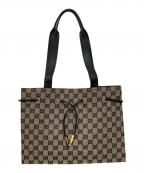 GUCCIグッチ）の古着「GGキャンバス トートバッグ」｜ベージュ