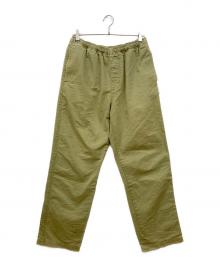 stussy（ステューシー）の古着「Brushed Beach pants/ブラッシュドビーチパンツ」｜グリーン