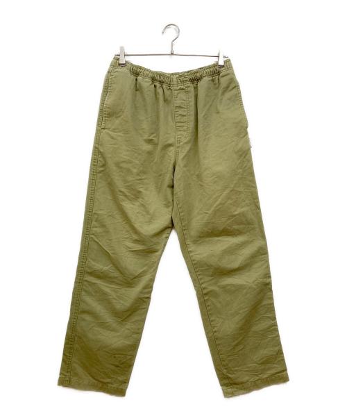 stussy（ステューシー）stussy (ステューシー) Brushed Beach pants/ブラッシュドビーチパンツ グリーン サイズ:Mの古着・服飾アイテム
