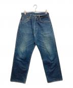 EVISUエヴィス）の古着「カモメ5ポケットデニムパンツ」｜ブルー