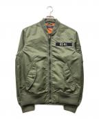 POLO RALPH LAURENポロ・ラルフローレン）の古着「MA-1ジャケット」｜カーキ